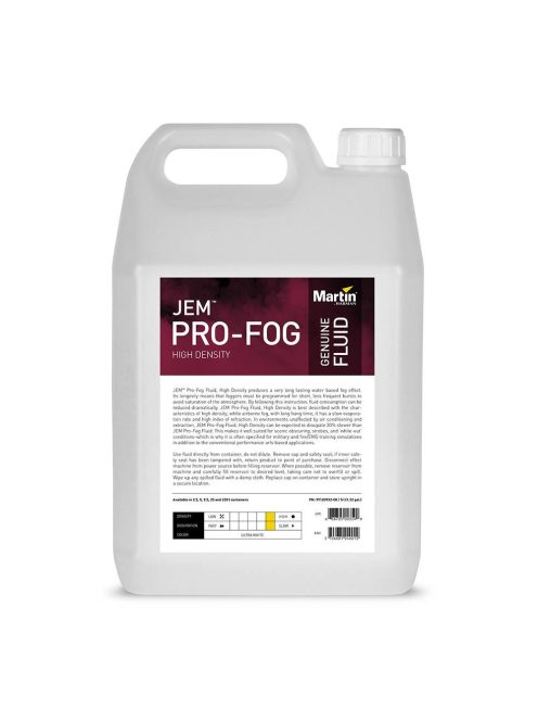 Pro-Fog (High Density) Füstfolyadék - 5 liter