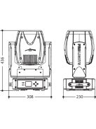 Tribe JetSpot 2 Robotlámpa - 150W Fehér 8000K