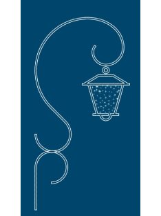 "Lámpás" Oszlopkar (100x160cm)