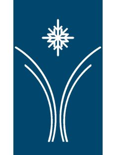 "Jégkristályos Csúcsdísz" Oszlopkar (85x120cm)