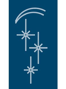 "Csillagcsoport" Oszlopkar (100x220cm)