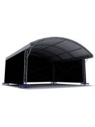 Milos MR1 színpad fedés íves tetővel - 6x4m