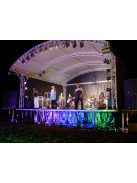 Milos MR1 színpad fedés íves tetővel - 6x4m