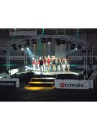 Milos MR1 színpad fedés íves tetővel - 6x4m