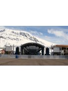 Milos MR1 színpad fedés íves tetővel - 8x6m