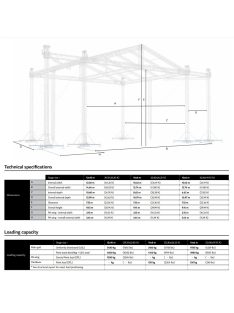 Milos MR2 színpad fedés ferde tetővel - 10x8m