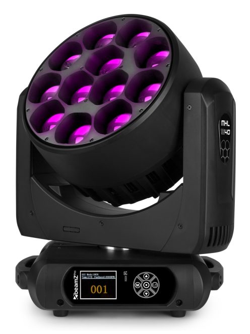 MHL1240 LED Wash Moving Head with Zoom 2pcs in Flightcase