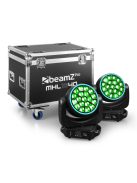 MHL1940 LED Bee Eye Moving Head with Zoom 2pcs in Flightcase