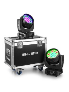 MHL1912 LED Wash Moving Head with Zoom 2pcs in Flightcase