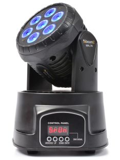 MHL74 LED Wash Moving Head 7x10W Black