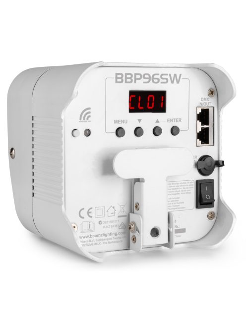 BBP96SW Battery Uplight Par 6x 12W WDMX