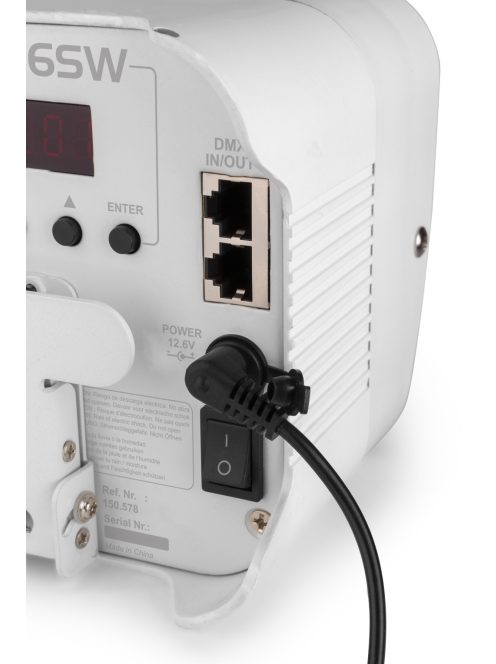 BBP96SW Battery Uplight Par 6x 12W WDMX