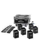 BBP62 Akkumulátoros uplight 6db-os szett, beépített töltős hordládában IP65