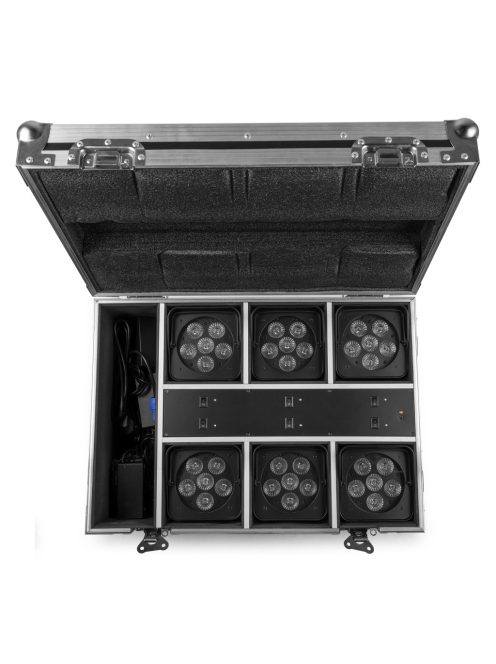 BBP62 Akkumulátoros uplight 6db-os szett, beépített töltős hordládában IP65