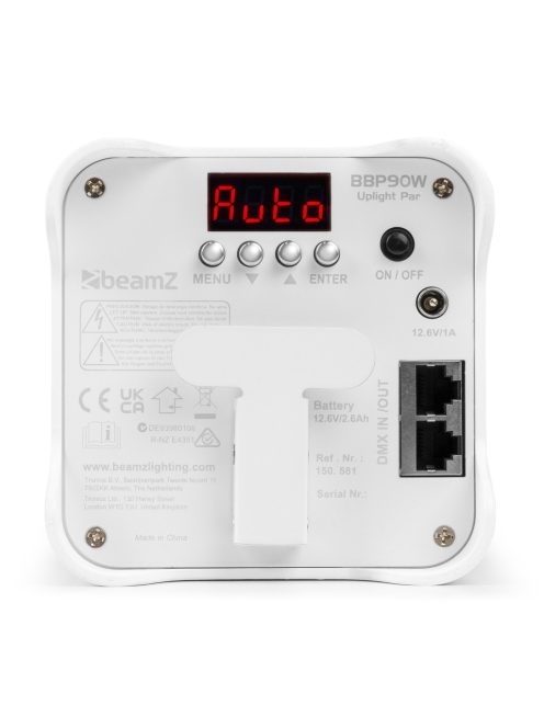 BBP90W Battery Uplight Par 4x 4W White