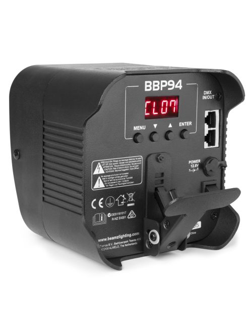 BBP94 Battery Uplight Par 4x 10W