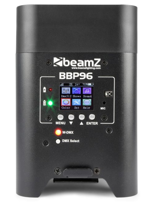 BBP96 Battery Uplight Par 6x 12W