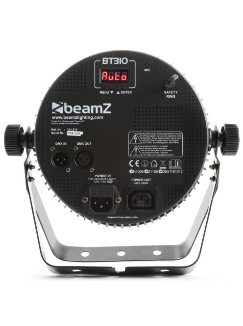 BT310 Flat PAR 12x 6W 4-in-1 LEDs