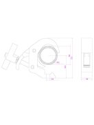 BC50-250T Quick Trigger Clamp Self Lock 250kg Alu