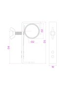 BCQ50B-50 G-Bilincs Gyorszáras Fekete 50kg