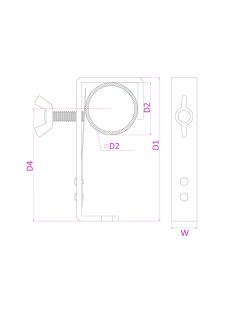 BCQ50B-50 G-Bilincs Gyorszáras Fekete 50kg