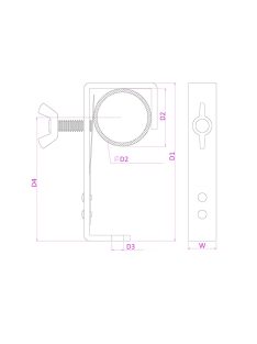 BC50B-50 G-Bilincs Fekete 50kg