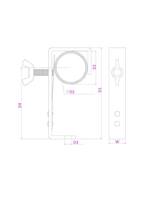BC50B-50 G-Clamp Black 50kg