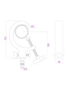 CC60B G-Clamp 50kg Black