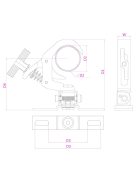 BC50B-75M Foldable Moving Head Quick Trigger Black