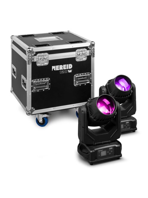 Nereid120 Outdoor LED Beam Moving Head 2pcs in Flightcase