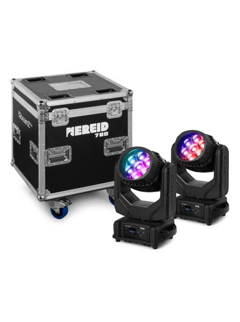 Nereid740 Outdoor LED Bee Eye Moving Head with Zoom 2pcs in Flightcase