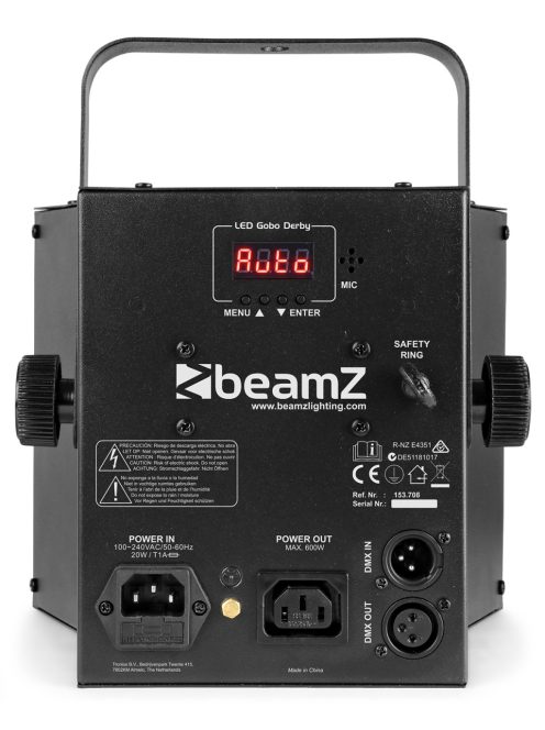 Gobo Derby with UV and Strobe