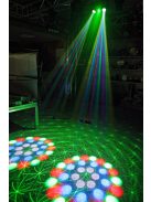 Terminator IV LED Double Moon with laser and strobe