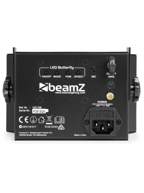 LED Butterfly with strobe