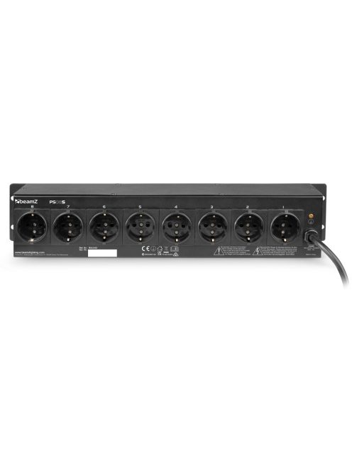 PS08S Switch Panel 8-Channel Schuko Sockets