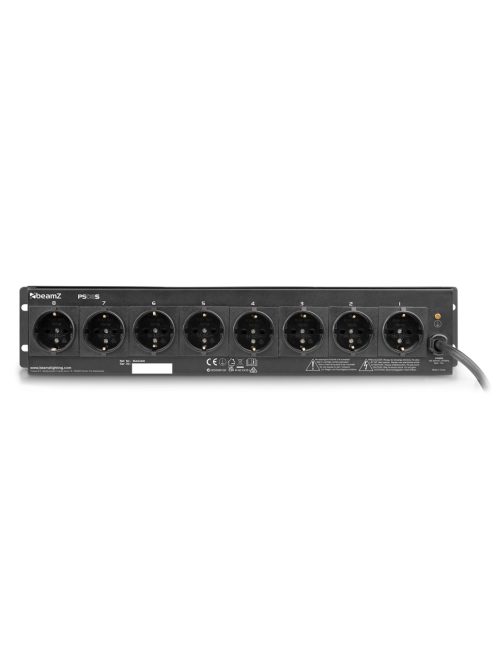 PS08S Switch Panel 8-Channel Schuko Sockets