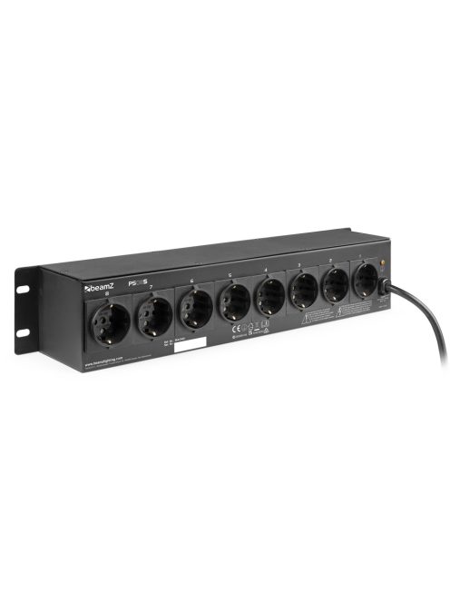 PS08S Switch Panel 8-Channel Schuko Sockets