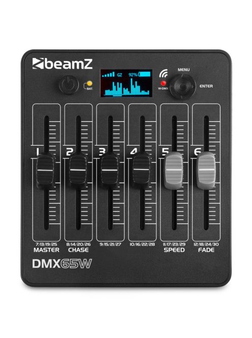 DMX65W Wireless Battery Operated DMX Controller