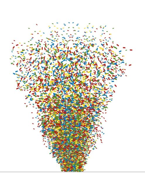 CNF1 Confetti Multi Colour 1KG