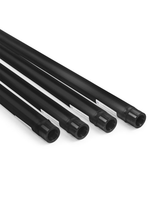 P31 Single Aluminium Tube 2,0m Black