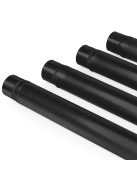 P31 Single Aluminium Tube 2,0m Black