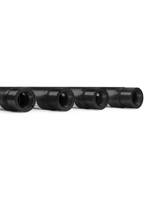 P31 Single Aluminium Tube 2,0m Black