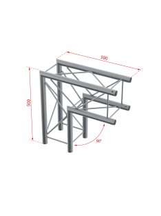 P24-C21 Deco Truss 2-way 90º corner