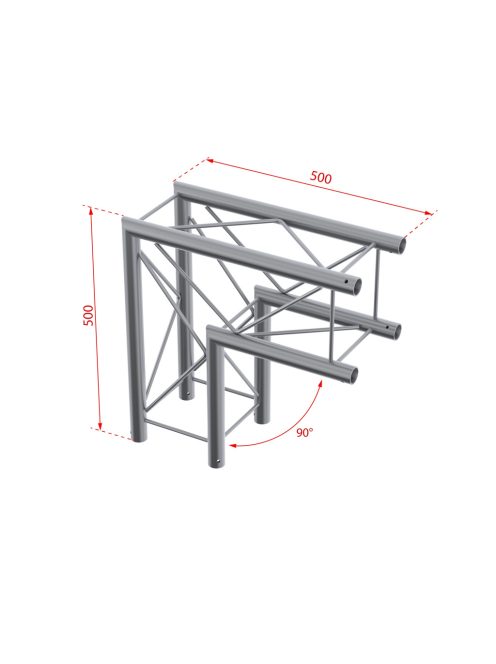 P24-C21 Deco Truss 2-way 90º corner