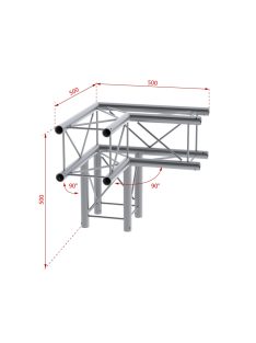 P24-C30 Deco Truss 3-way 90º corner