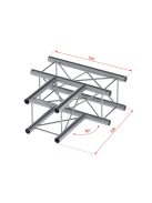 P24-T35 Deco Truss 3-way T junction